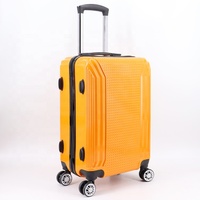 Ensemble de 3 valises à roulettes, sacs de voyage, valises, couleur or rose, matériau ABS, 20, 24, 28 pouces