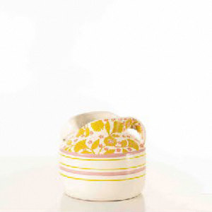 Vase en terre cuite d'inspiration vintage, pichet en céramique sculptural avec un design fluide - Product Image 3