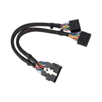 Cable de Diagnóstico Comtech OBD2 de 16 Pines y 24V con Conector F a M Y, Certificado CE/RoHS