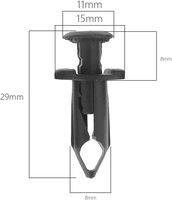Rivets de carrosserie en plastique nylon en gros, nouveaux clips de fixation automobile de remplacement pour Honda Rancher Foreman Rincon TRX680 TRX650