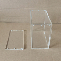 Boîte en acrylique avec couvercle magnétique, étui en acrylique transparent personnalisé avec couvercles magnétiques, boîte en acrylique transparente avec couvercle magnétique