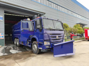 Camion de sauvetage et de lutte contre les incendies HOWO avec pompe et lance réglable pour la lutte contre les incendies urbains et les opérations de sauvetage d'urgence - Product Image 3