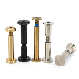 Remache de doble cara de acero inoxidable de 4 mm de diámetro, cabeza de 1/2 pulgada de diámetro, 65 mm de longitud, acabado brillante, grado 4.8 y 6.8 - Product Image 1