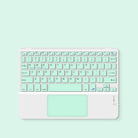 Keyboard nirkabel Mini 2.4Ghz, papan ketik Multimedia ergonomis dapat diisi ulang