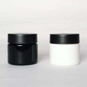 Frascos de Vidrio Opal Violeta UV Blanco y Negro con Tapa a Prueba de Niños, Recipientes de Vidrio CR para Concentrados, Frascos de Vidrio Resistentes a Niños - Product Image 3