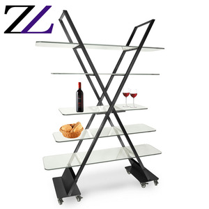 Stand haut de thé restauration accesorios para cafétéria party cupcake <span class=keywords><strong>etagere</strong></span> mariage nourriture buffet affichage exposition stand étagères - Product Image 4