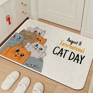 Morden Luxury Cartoon novedad suave perfil bajo mascota entrada puerta alfombra exterior Interior bienvenida piso alfombra antideslizante entrada alfombra - Product Image 1