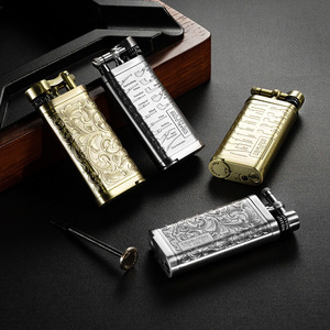 Encendedor de pipa vintage Monsoon con herramienta multiusos, rueda de encendido arenada y llama suave angular <span class=keywords><strong>para</strong></span> fumar, logotipo personalizado, venta al por mayor - Product Image 5