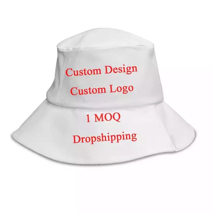 Famous Brand Sun Hats for Women Protection Outdoor Custom Sublimation Blank  Printing High Quality Bucket Hats With Logo Designer - Main Image