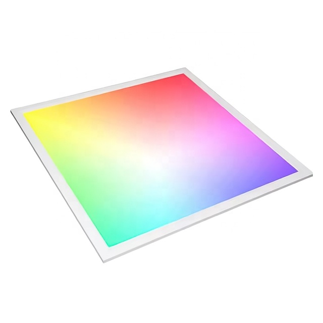 High-End New LED Flat Panel Light RGBW Smart Light Panels for Living Room Modern Design Aluminum Body IP20 Rating