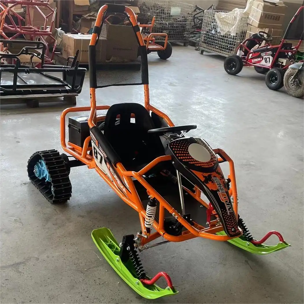 Usine Offre Spéciale pas cher enfants mini neige scooter électrique karts motoneige