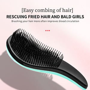 Peigne de <span class=keywords><strong>coiffure</strong></span> Portable Logo personnalisé brosse <span class=keywords><strong>à</strong></span> cheveux peigne démêlant confortable pour cheveux lisses <span class=keywords><strong>à</strong></span> la maison peignes <span class=keywords><strong>à</strong></span> cheveux de mode - Product Image 4