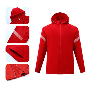 Men Jogging Suits Full Zipper Hooded Jacket And Sweat <b>Pants</b> Two Piece Set Sports Gym Clothing For Men - Product Image 1