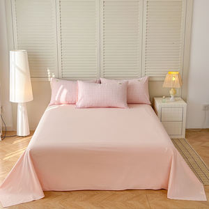 Juego de Ropa de Cama 100% Algodón Suave como una Nube, Estilo Años 60, con Lazos en las Esquinas y Funda de Almohada con Cierre de Sobre, Diseño Duradero - Product Image 2