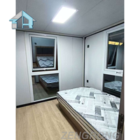 Maison Modulaire Conteneurisée de Luxe Extensible de 20 Pieds, 2-3 Chambres, Pliable et Préfabriquée pour Villas, Hôtels, Boutiques et Appartements
