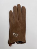Gants en cuir personnalisés pour hommes de qualité supérieure avec écran tactile, pouce et index