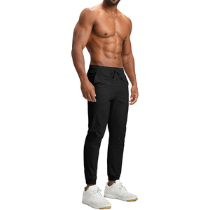 Pantalons de sport pour hommes OEM, basketball, course à pied, séchage rapide, amples, légers, avec poches, couleur unie, pantalons de <span class=keywords><strong>jogging</strong></span> pour hommes - Product Image 5