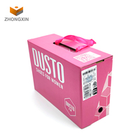 Bonne qualité Accepter les échantillons Boîte en carton ondulé de taille personnalisée Boîtes d'emballage pliables pour chaussures avec votre logo imprimé
