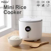 Petit appareil de cuisine 2L, cuiseur à riz électrique 600W avec préréglage 24H et commande tactile intelligente