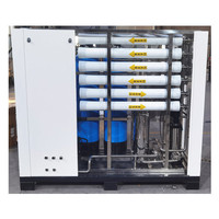 Système d'eau pure 500L/H, équipement mobile d'osmose inverse, machine de dessalement d'eau RO