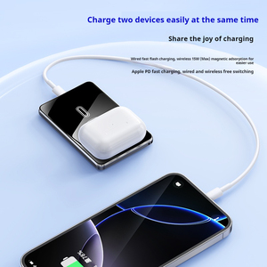 Chargeur sans fil magnétique portable Qi2 15W OEM, <span class=keywords><strong>batterie</strong></span> <span class=keywords><strong>externe</strong></span> 5000mAh, chargeur mince pour <span class=keywords><strong>iPhone</strong></span> 17 16 <span class=keywords><strong>Pro</strong></span> Max - Product Image 5