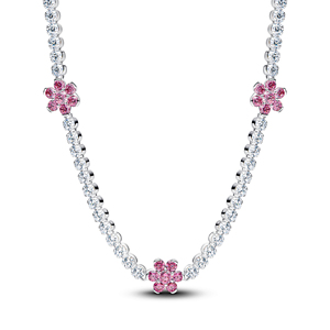 Nuevo <span class=keywords><strong>Collar</strong></span> con Colgante Clásico de Plata de Ley 925 en Forma de Corazón Redondo Deslumbrante, Adecuado para Colgantes Originales, <span class=keywords><strong>Collar</strong></span> DIY para las Fiestas - Product Image 5