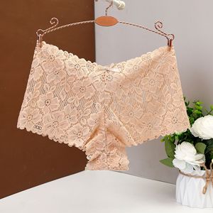 Exclusivo Transfronterizo: Bragas de Encaje <span class=keywords><strong>Sexy</strong></span> de Seda Helada Sin Costuras para Mujer, Diseño Bikini de Tiro Bajo, Finas, Tallas Grandes 4XL, Antibacterianas, Puras - Product Image 6