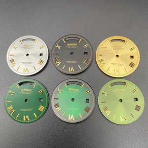 Índices de bastón romanos modificados de 31 mm para esfera de reloj, índices de bastón dorados no luminosos, piezas de reloj compatibles con movimiento 8285 - Product Image 1