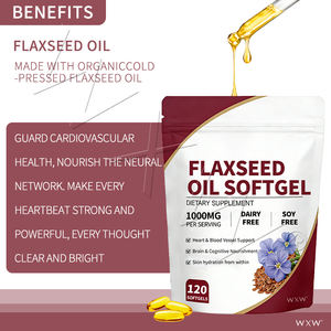 Suplemen Kesehatan Minyak Biji Rami Softgel Harga Terjangkau untuk Jantung, Kulit, dan Rambut - Product Image 5