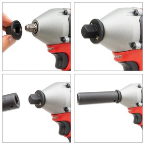 Jeu d'adaptateurs de douilles magnétiques 4 pièces, têtes de conversion 1/4, 3/8, 1/2, 3/4 pouces en acier à haute teneur en carbone - Product Image 4