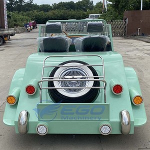 รถยนต์ไฟฟ้าคลาสสิก EGO สีเขียวมิ้นท์ รถโรดสเตอร์เปิดประทุนไฟฟ้าสไตล์วินเทจ น่ารัก ดีไซน์ย้อนยุค เป็นมิตรกับสิ่งแวดล้อม เสียงเบา ปรับแต่งได้ - Product Image 4