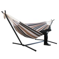Hamac en toile suspendu, chaise balançoire anti-basculement, mobilier d'extérieur, équipement de camping avec support