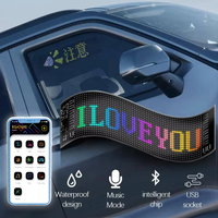 APP Blueteeth Control led panneau matriciel écran panneaux d'affichage diable yeux lumière écran led matrice pixel panneau