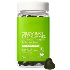 Celery Juice Gummies Wild Cultivated Food Grade Herbal Extract Powder in Bottles Cans Plastic Containers Health Food Application