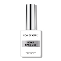 HONEY GIRL Dernière Poke Sculpting French Gel Vernis À Ongles Facile DIY Lace Art Lampe LED 2 Couleurs De Base Classiques pour OEM/ODM Vente En Gros