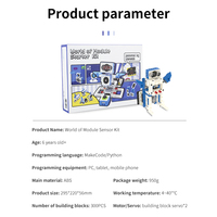 Yahboom Microbit Project Kit Kits electrónicos para estudiantes STEM Education Compatible con LE GO EV3