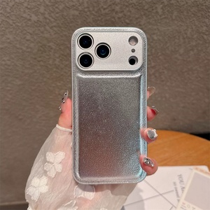 Funda de Lujo con Textura de Cuero Litchi Retro para iPhone 17 Air 16 15 14 Plus 13 12 Mini 11 Pro Max 16E, Carcasa Mate Sólida Antigolpes - Product Image 5