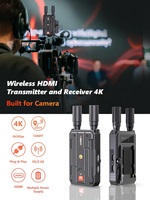 Émetteur et récepteur HDMI sans fil 4K, portée de transmission de 200 m, transmetteur-récepteur vidéo sans fil pour la maison, l'église et la diffusion en direct