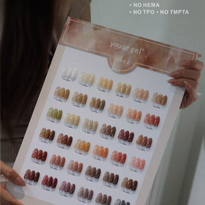Ensemble de vernis à ongles en gel UV nude TPO sans HEMA, 36 couleurs, tons de peau, avec présentoir - Product Image 6