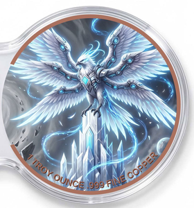 Moneda Doble Personalizada Chivalrous Canine Vs Sky Guardian 999 Cu para Recuerdo de Club de Mascotas - Product Image 1