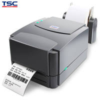 Nueva Impresora de Etiquetas de Códigos de Barras de Transferencia Térmica de Escritorio TSC TTP-244 Pro de 4 Pulgadas Original con Interfaz USB RS232