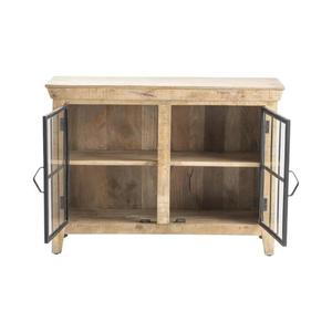 Alsacea หรูหราแบบดั้งเดิม34.5 ''ไม้เนื้อแข็งสูง2ประตูตู้สำเนียงโบราณที่มีคุณภาพดีที่สุดของคอลเลกชันบ้านห้องนั่งเล่น - Product Image 3