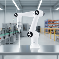 Bras de robot collaboratif vertical multi-articulations à 6 axes entièrement automatique avec boîte de vitesses PLC pour soudage MIG/TIG 1 kW 220/380V