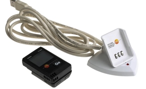 Enregistreur de données de température et d'humidité Testo 174H Mini avec écran LCD, USB-C et logiciel ComSoft pour la surveillance de la chaîne du froid en entrepôt et pharmacie - Product Image 4
