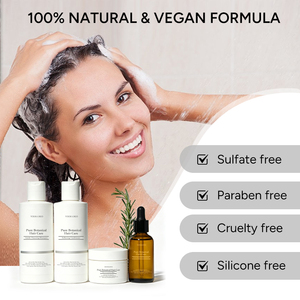 Kit de Soins Capillaires Crème à l'Argan et au Romarin Marque Blanche 2-en-1 Répare les <span class=keywords><strong>Cheveux</strong></span> Abîmés, Secs et Frisés, Lisse et Hydrate, Végan, Qualité Salon, Forte Rentabilité - Product Image 4