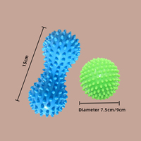 En gros Spike Ball, Ballon de gym à picots, Articles de sport pour points de pression, Masseur de pieds, Accessoires de fitness, Mini