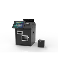 Terminal de paiement sans argent liquide EcoCash DK avec écran LED LCD 15,6 pouces, logiciel intégré, API SDK inclus, lecteur d'empreintes digitales