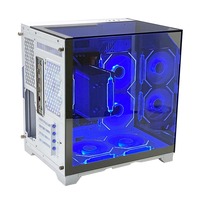 Gabinete para PC MicroATX con Panel Lateral de Vidrio Templado para Juegos, Precio al por Mayor, OEM, Pcooling