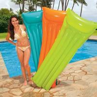 Nouveau Bateau Gonflable Monoplace Écologique en PVC Épaissi pour Piscine, avec Fonction de Nettoyage et Chlorateur Intégré