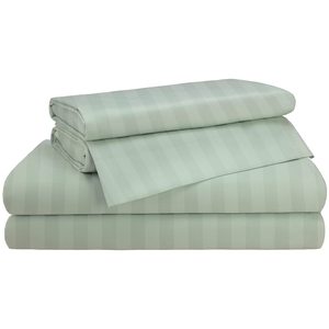 Drap plat en coton personnalisé <span class=keywords><strong>de</strong></span> qualité hôtelière à rayures colorées pour la vente en ligne - Product Image 3
